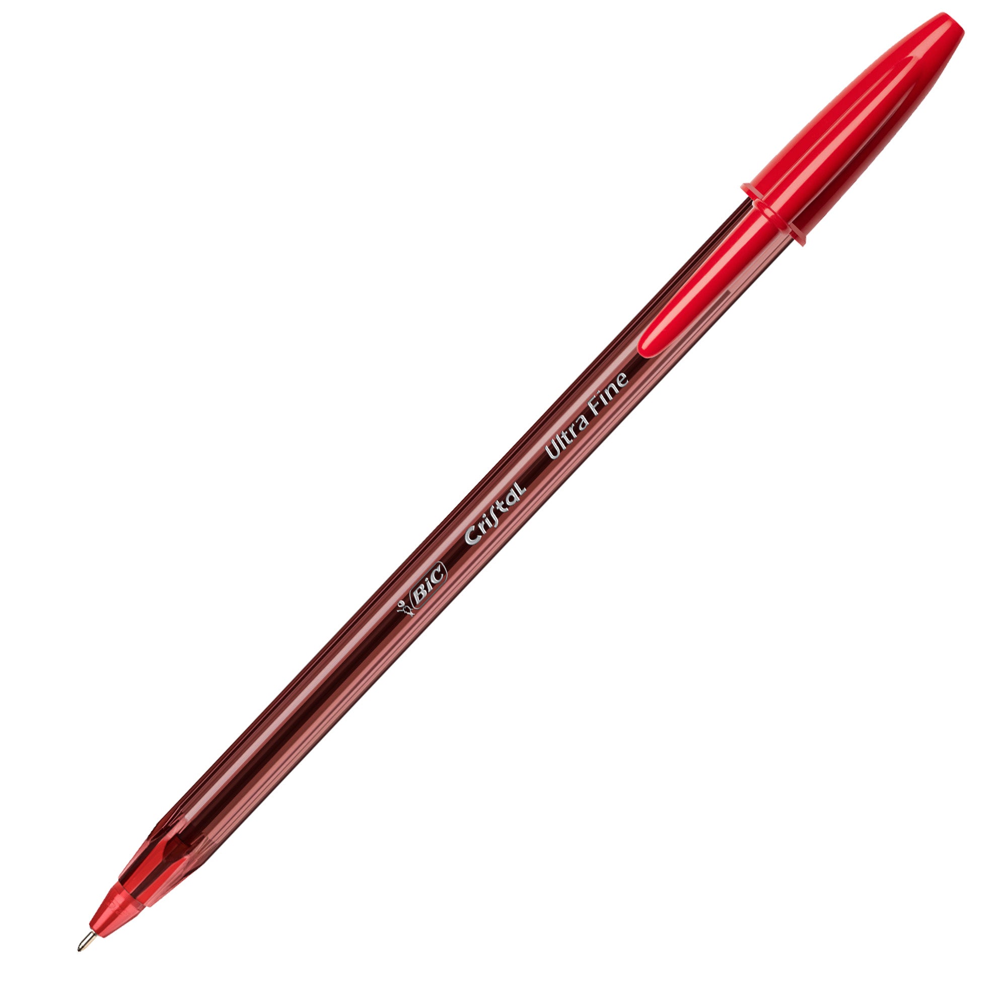 bic-scatola-20-penna-sfera-cappuccio-cristal-exact-0-7mm-rosso