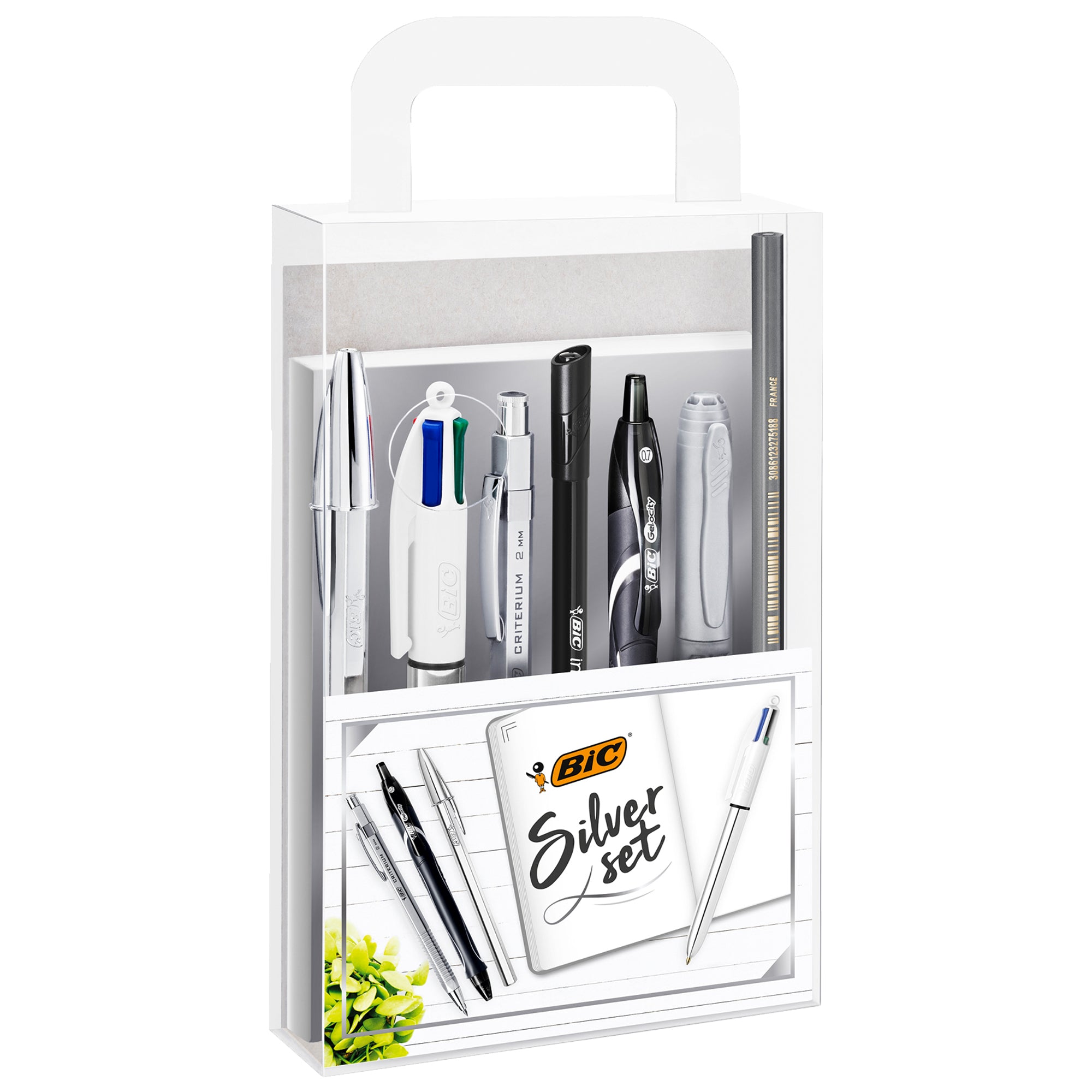 bic-set-scrittura-silver-set