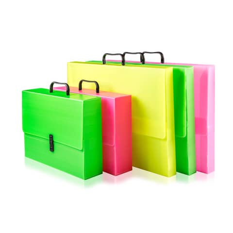 brefiocart-valigetta-portaprogetti-maniglia-polionda-27x38-cm-dorso-8-cm-colore-fluo-020m4004-fluo