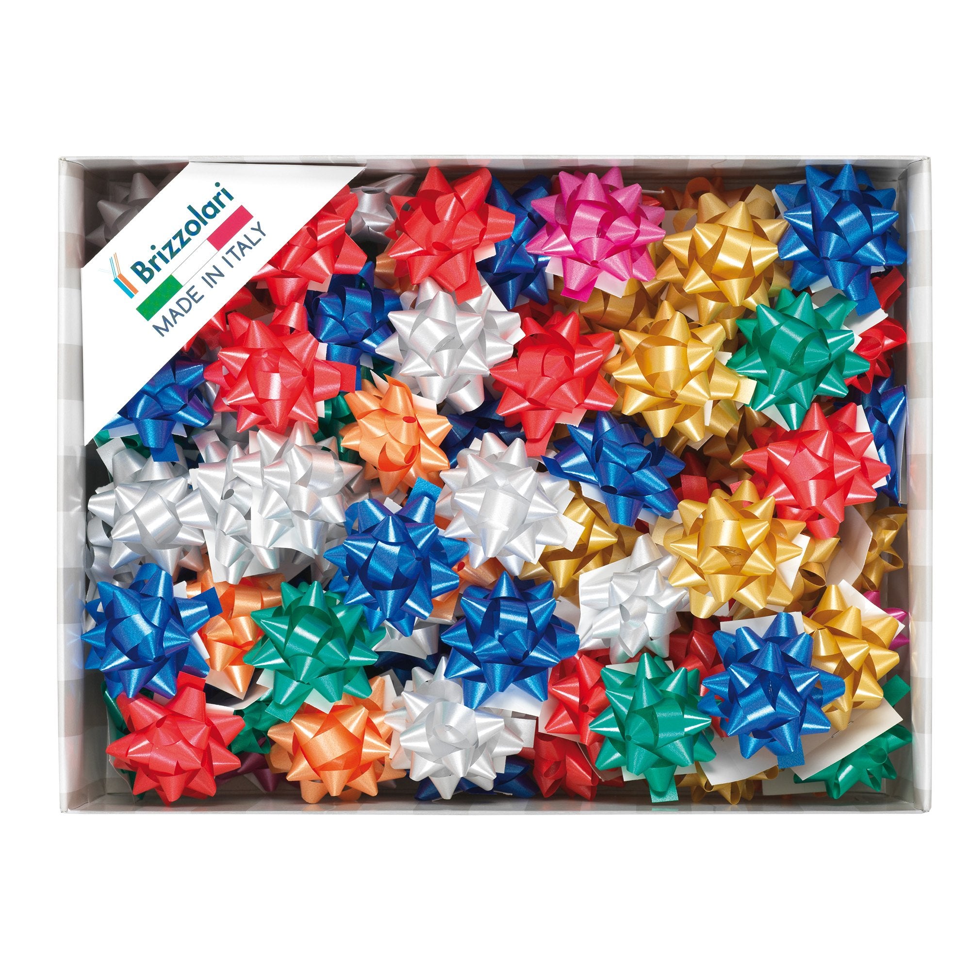 brizzolari-100-stelle-nastro-liscio-6800-10mmxd5cm-colori-assortiti-natale