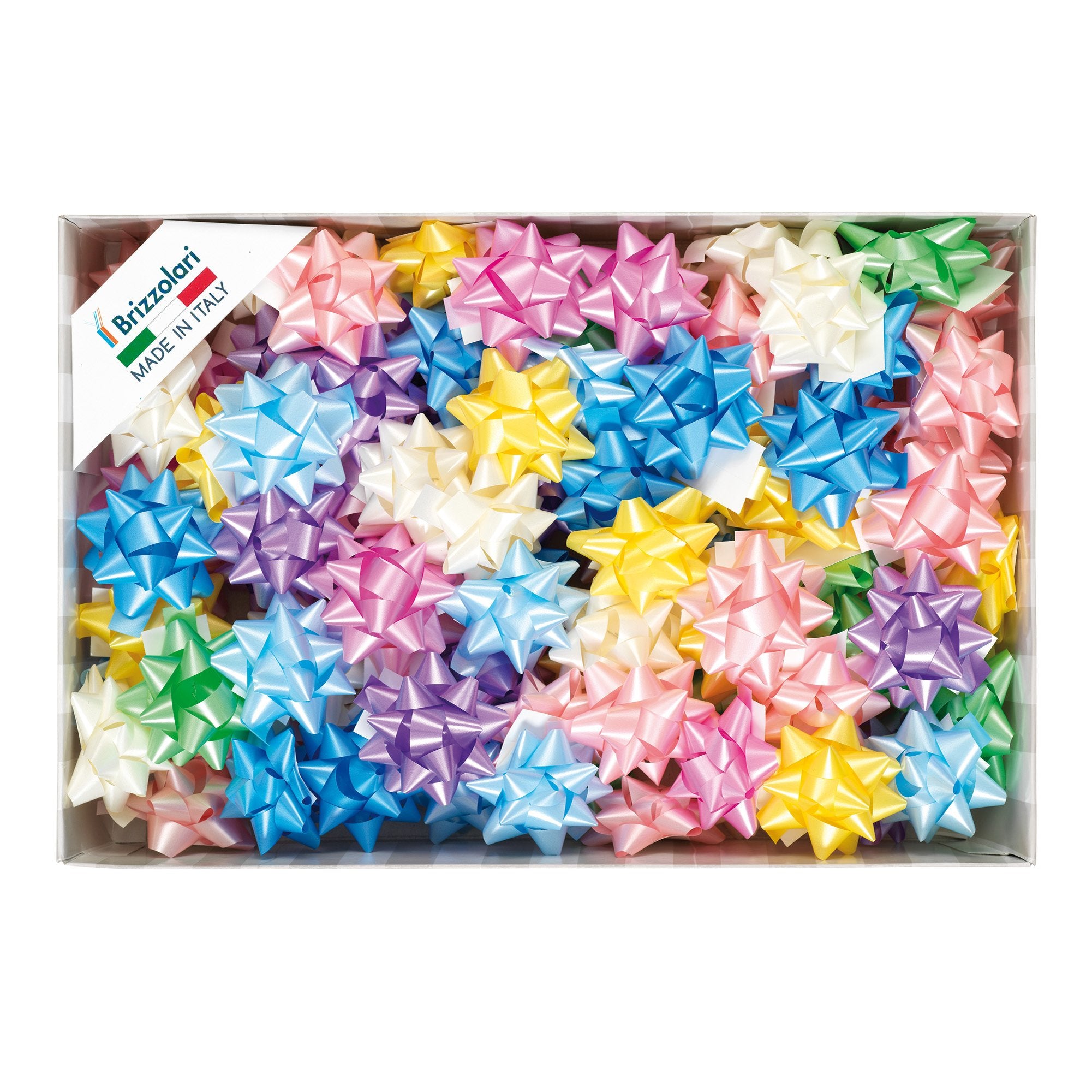 brizzolari-100-stelle-nastro-liscio-6800-14mmxd6-5cm-colori-assortiti-primavera
