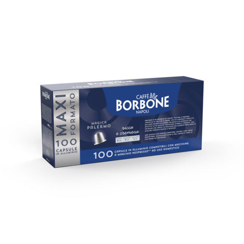 caffe'-borbone-capsule-compatibili-nespresso-magica-palermo-miscela-blu-conf-100-pz-rebmagpalermo10x10n