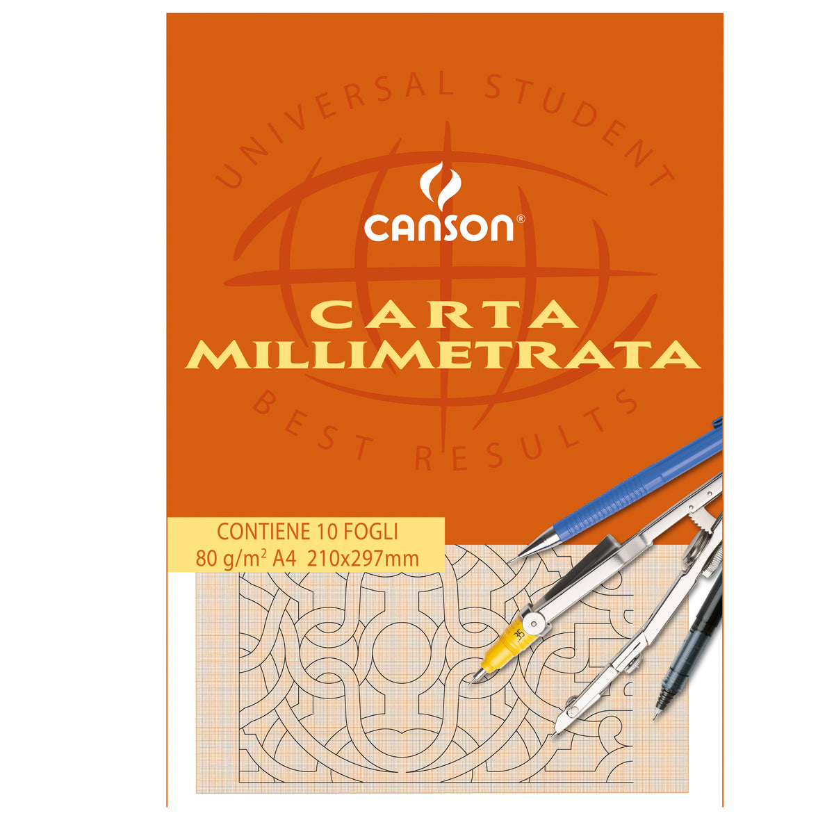 canson-blocco-carta-opaca-millimetrata-210x297mm-10fg-80gr