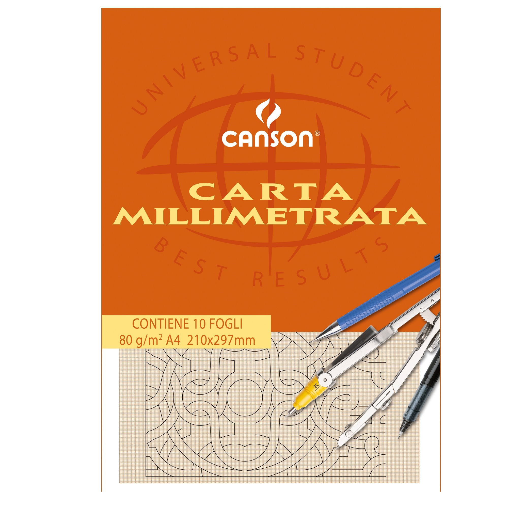 canson-blocco-carta-opaca-millimetrata-210x297mm-10fg-80gr