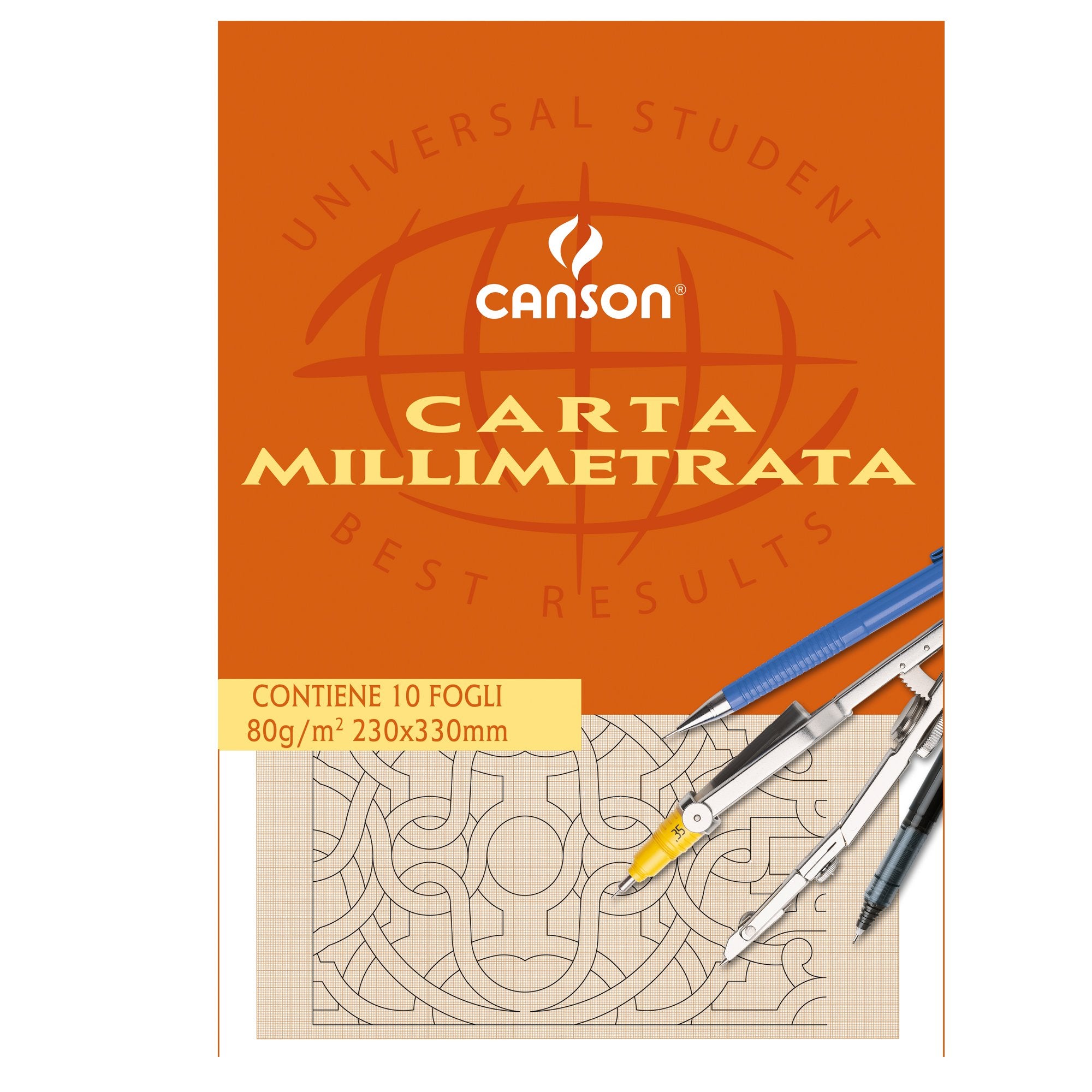 canson-blocco-carta-opaca-millimetrata-230x330mm-10fg-80gr