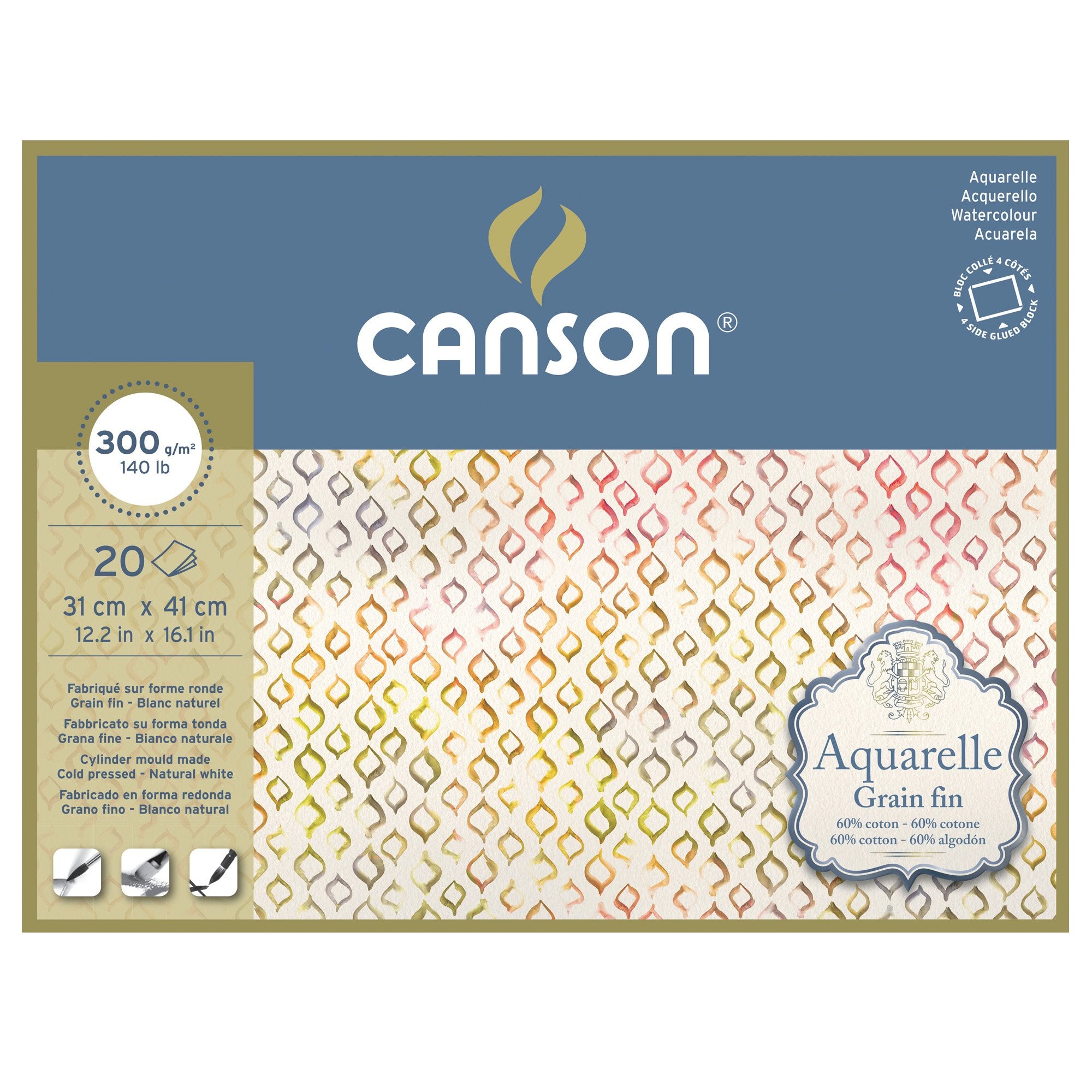 canson-blocco-collato-4-lati-aquarelle-31x41-cm-20-fg-300-gr-grana-fine