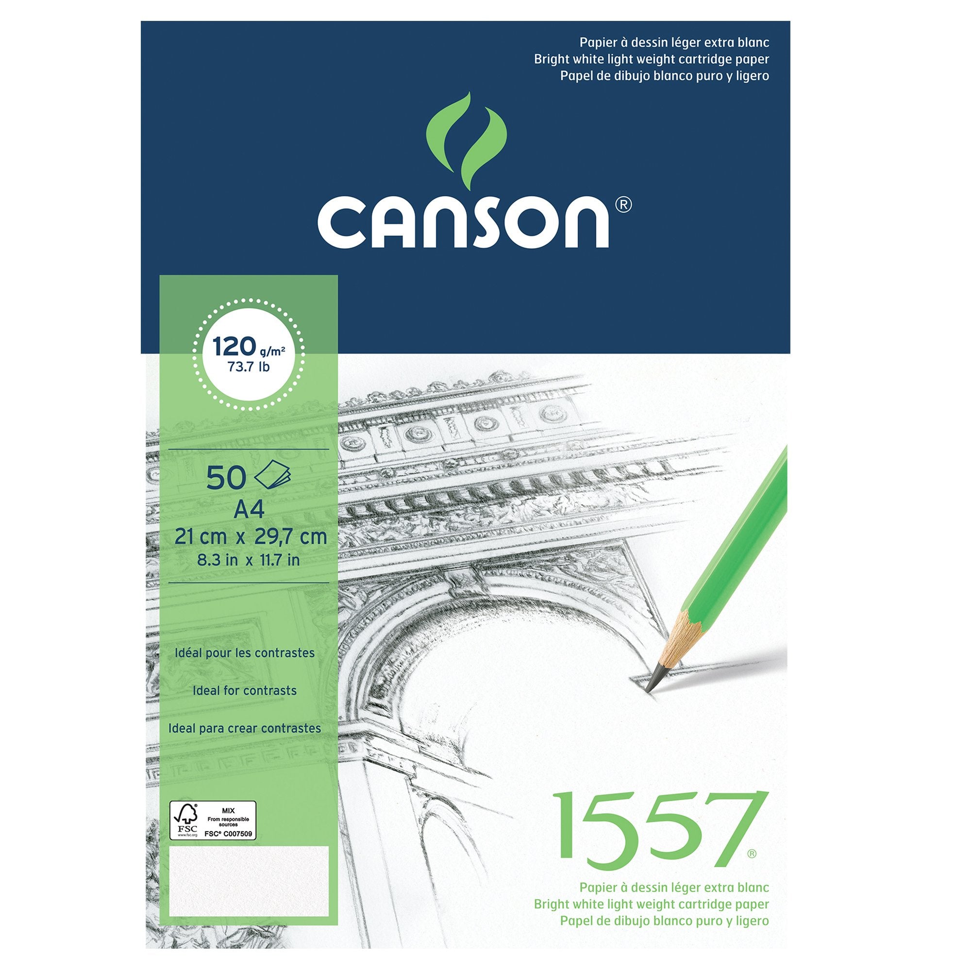 canson-blocco-collato-lato-corto-1557-a4-50-fg-120-gr-