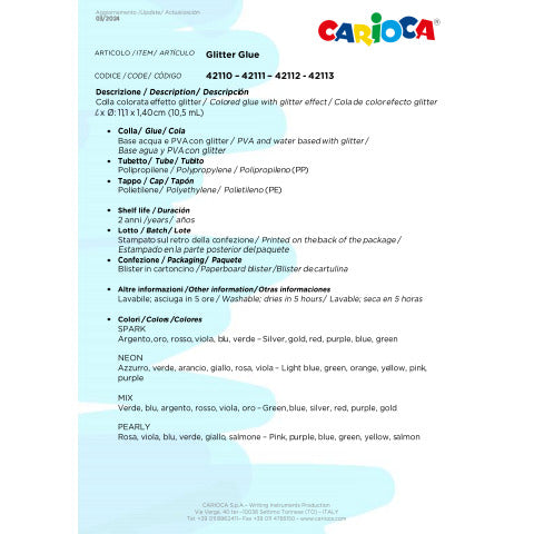 carioca-conf-6-blister-6-colle-colorate-10-5-ml-effetto-glitter-spark-42110