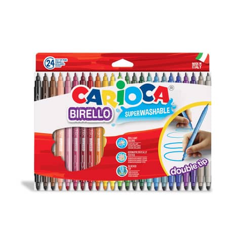 carioca-pennarelli-doppia-punta-birello-conf-24-colori-assortiti-41521