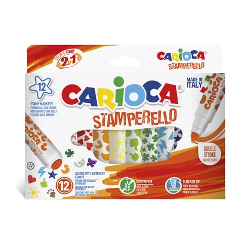 carioca-pennarelli-doppia-punta-stamperello-conf-12-colori-assortiti-42240