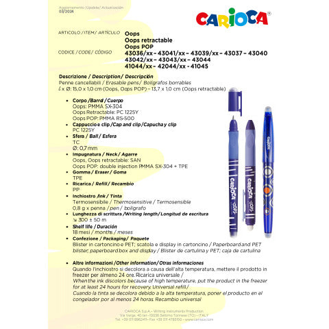 carioca-refill-penne-cancellabili-oops-0-7-mm-blister-3-pz-blu-43041-02