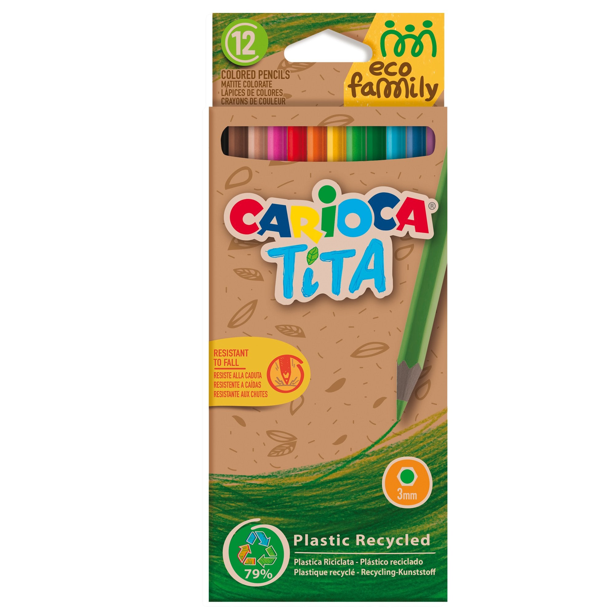 carioca-scatola-12-matite-tita-eco-family-colori-assortiti