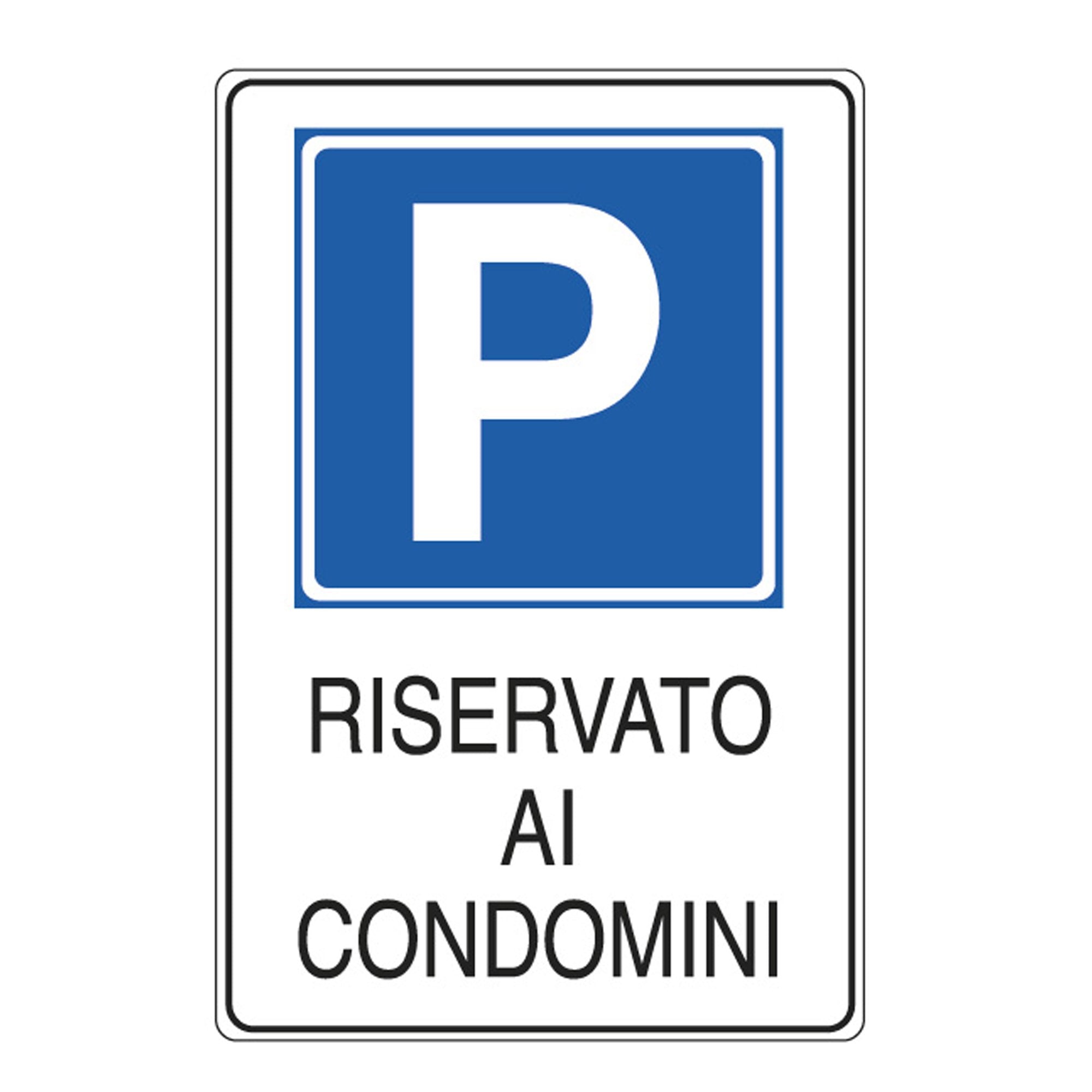 cartelli-segnalatori-cartello-alluminio-20x30cm-parcheggio-riservato-condomini