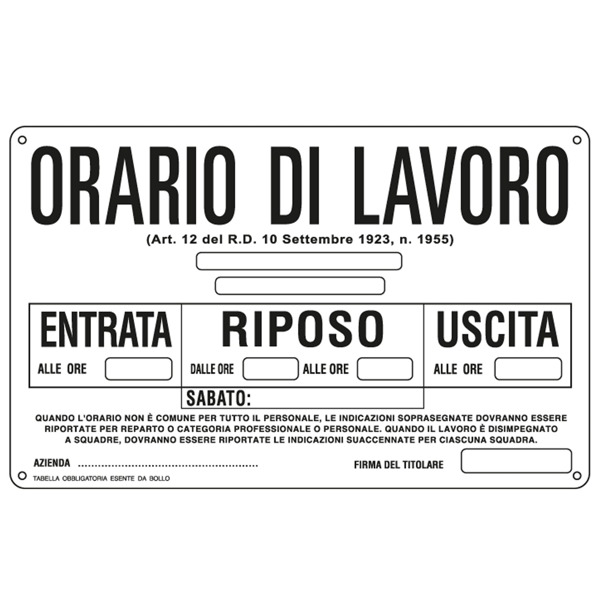 cartelli-segnalatori-cartello-alluminio-30x20cm-orario-lavoro