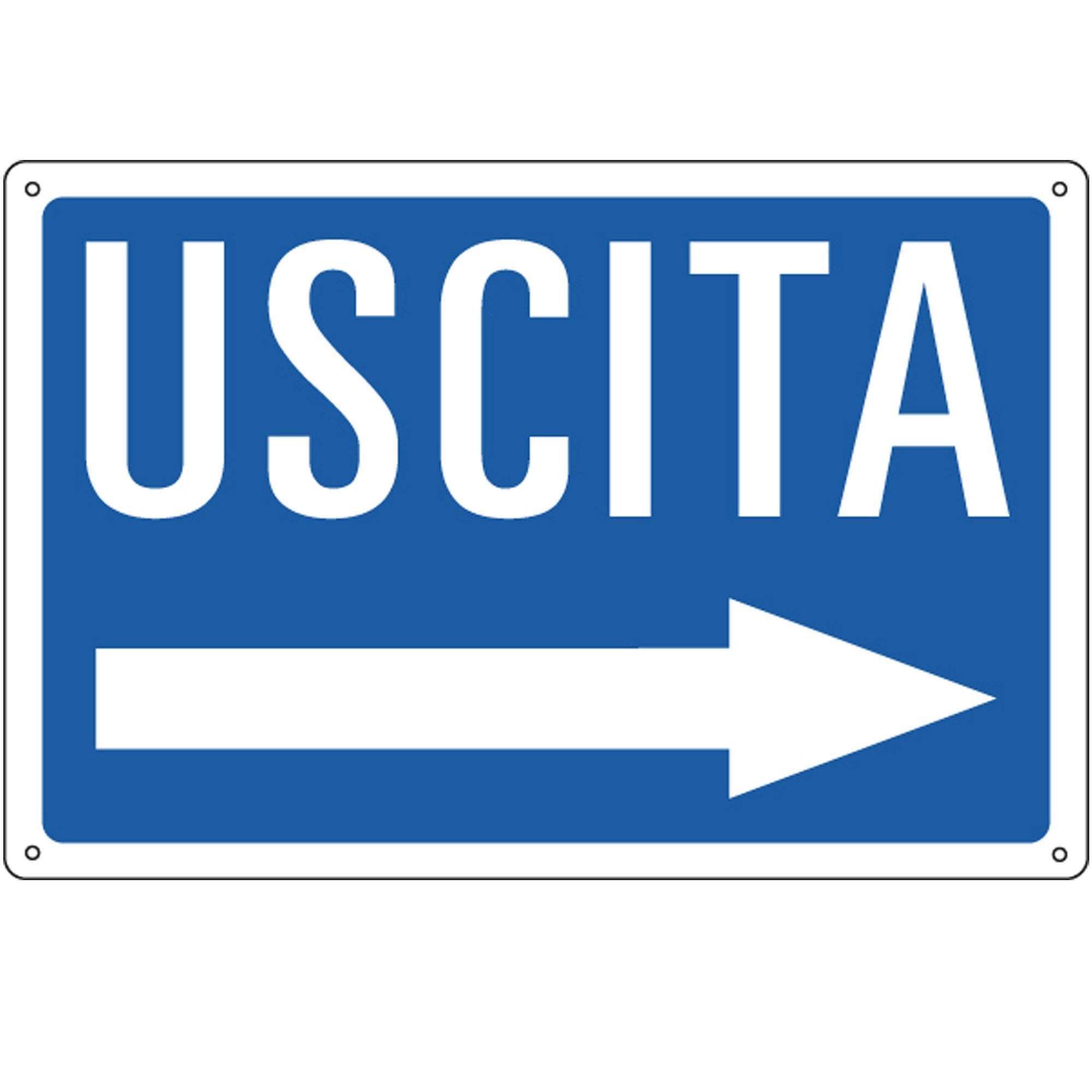 cartelli-segnalatori-cartello-alluminio-30x20cm-uscita-