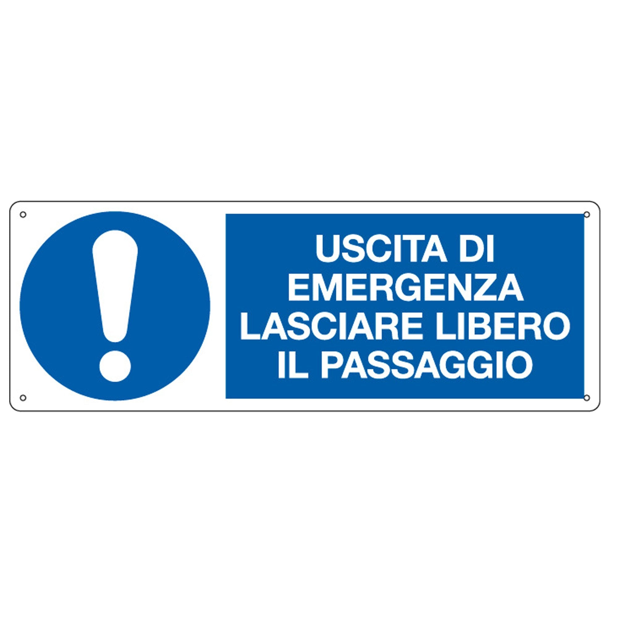 cartelli-segnalatori-cartello-alluminio-35x12-5cm-uscita-emergenza-lasciare-libero-passaggio