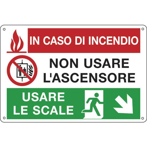 cartelli-segnalatori-cartello-informativo-30x20-cm-usare-lascensore-discesa-destra-e3537