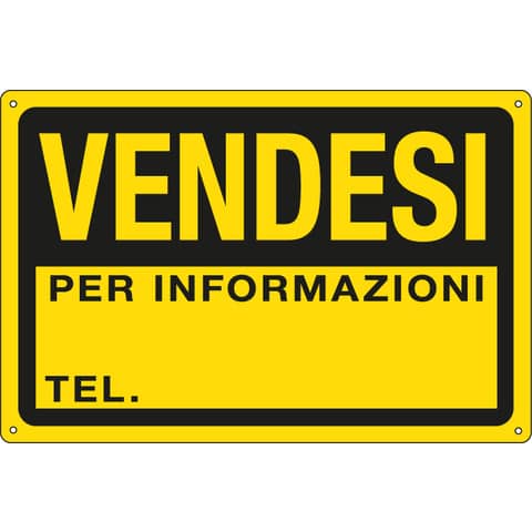 cartelli-segnalatori-cartello-informativo-30x20-cm-vendesi-3344p