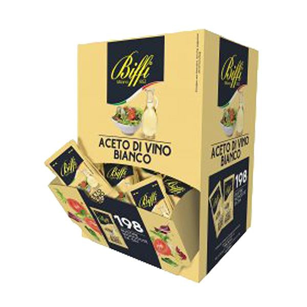 cartucciaperfetta-198-bustine-monodose-aceto-vino-bianco-5ml-biffi