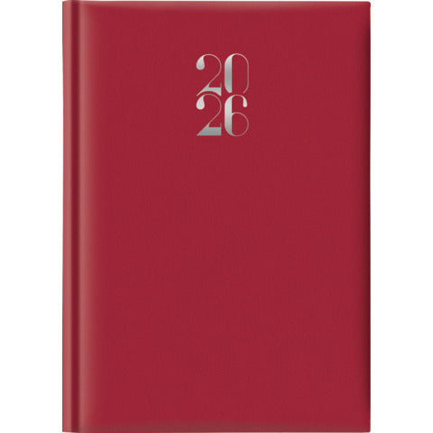 cartucciaperfetta-agenda-2026-giornaliera-gommato-s-d-abbinati-14-3x20-5-cm-rosso-26-064000403c