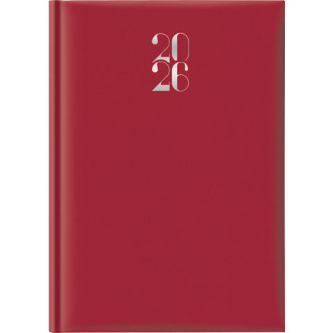 cartucciaperfetta-agenda-2026-settimanale-a4-21x29-7-cm-gommato-rosso-26-055500403c