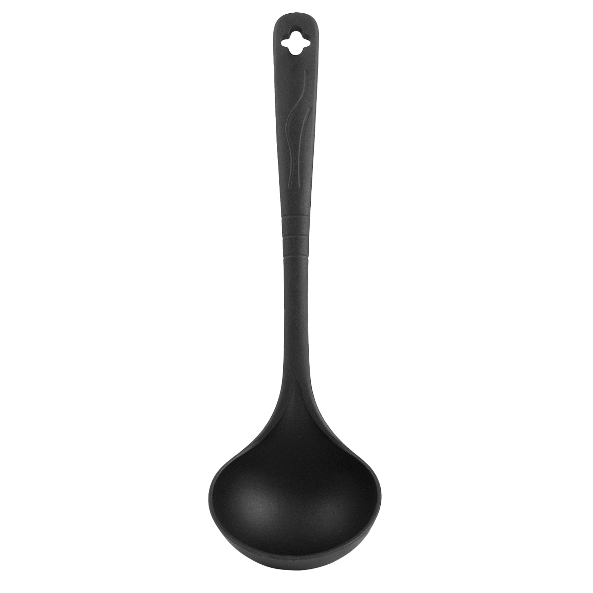 cartucciaperfetta-mestolo-cucina-stardust-30cm-nylon-nero