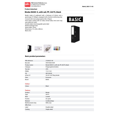 cartucciaperfetta-registratore-leva-senza-custodia-binder-basic-s-pp-a4-dorso-8-cm-nero-21024221-05