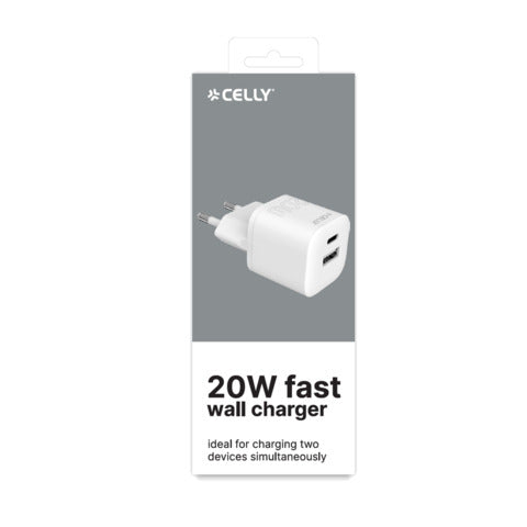 celly-caricatore-parete-usb-c-20w-usb-a-18w-bianco-pc2tcusbausbcwh