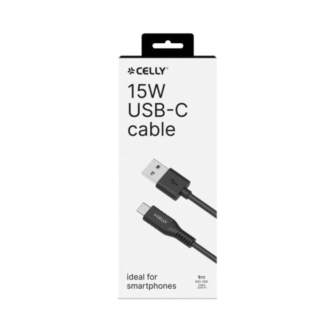 celly-cavo-usb-a-usb-c-gomma-15w-nero-usb-c