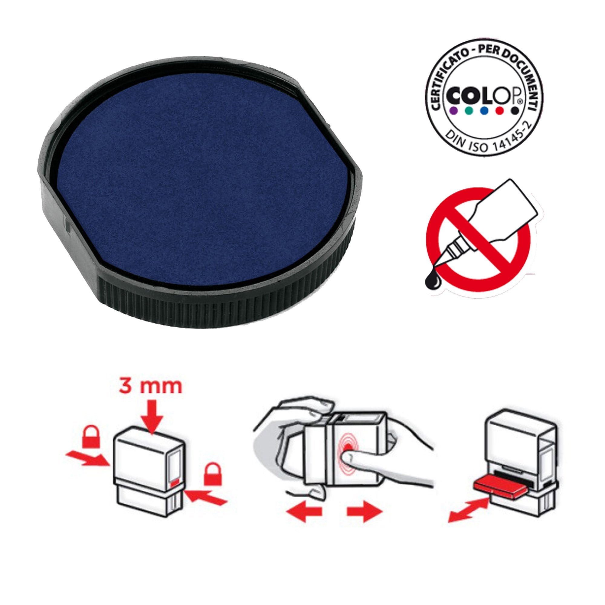 colop-tampone-e-r45-blu