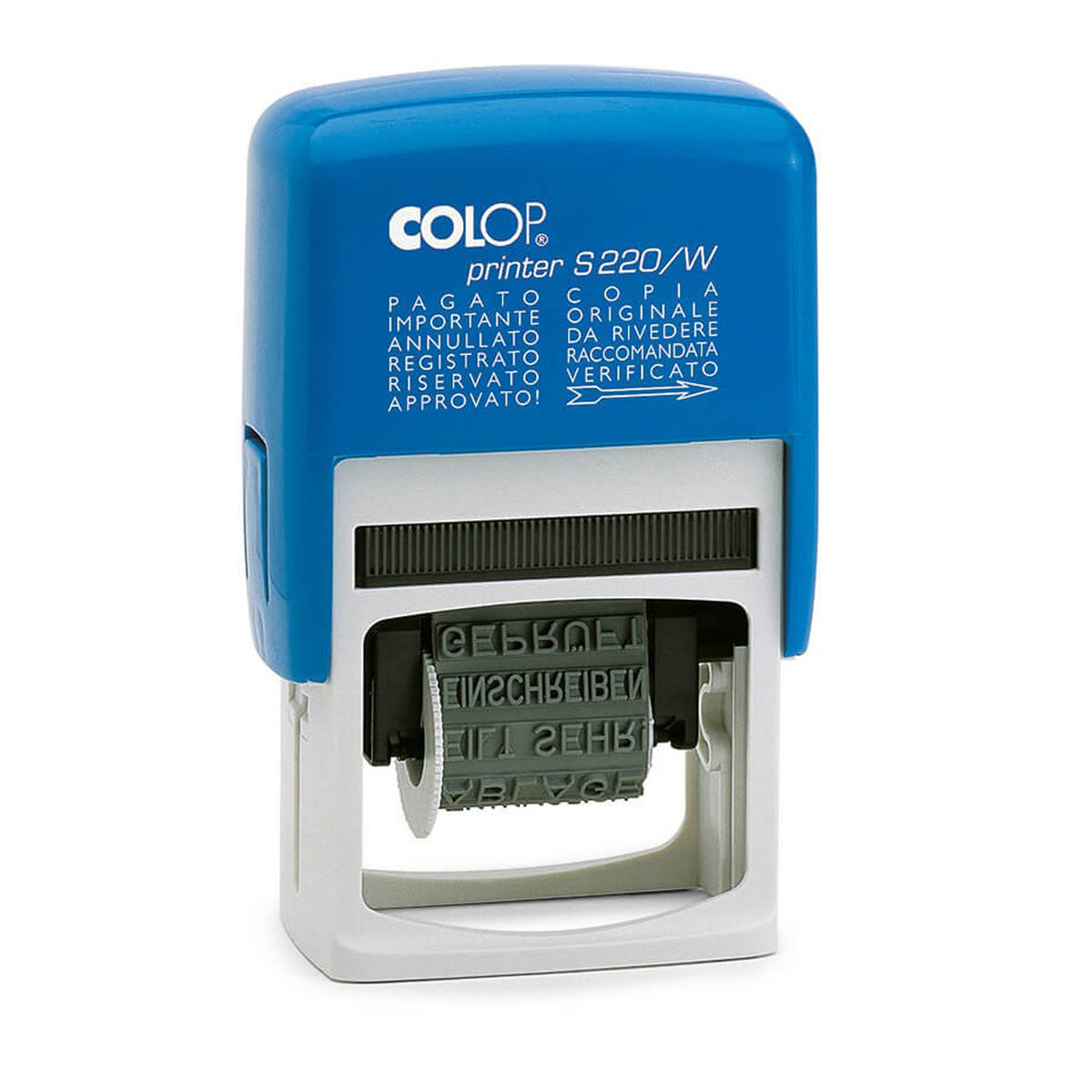 colop-timbro-s220-w-polinomio-12diciture-4mm-autoinchiostrante