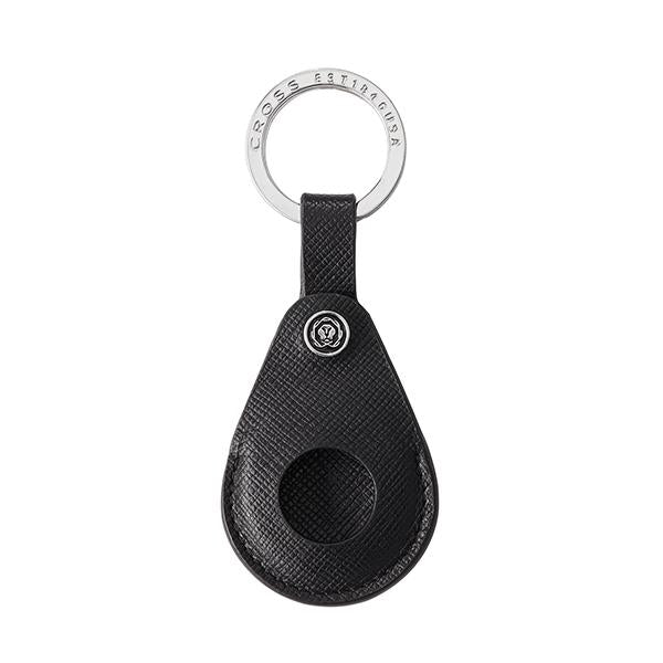 cross-portachiavi-smart-tracker-vera-pelle-saffiano-nero