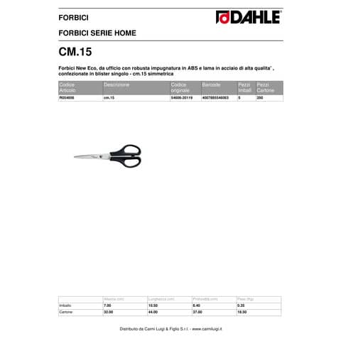 dahle-forbici-serie-home-new-eco-simmetrica-lama-16-cm-nero-r054606