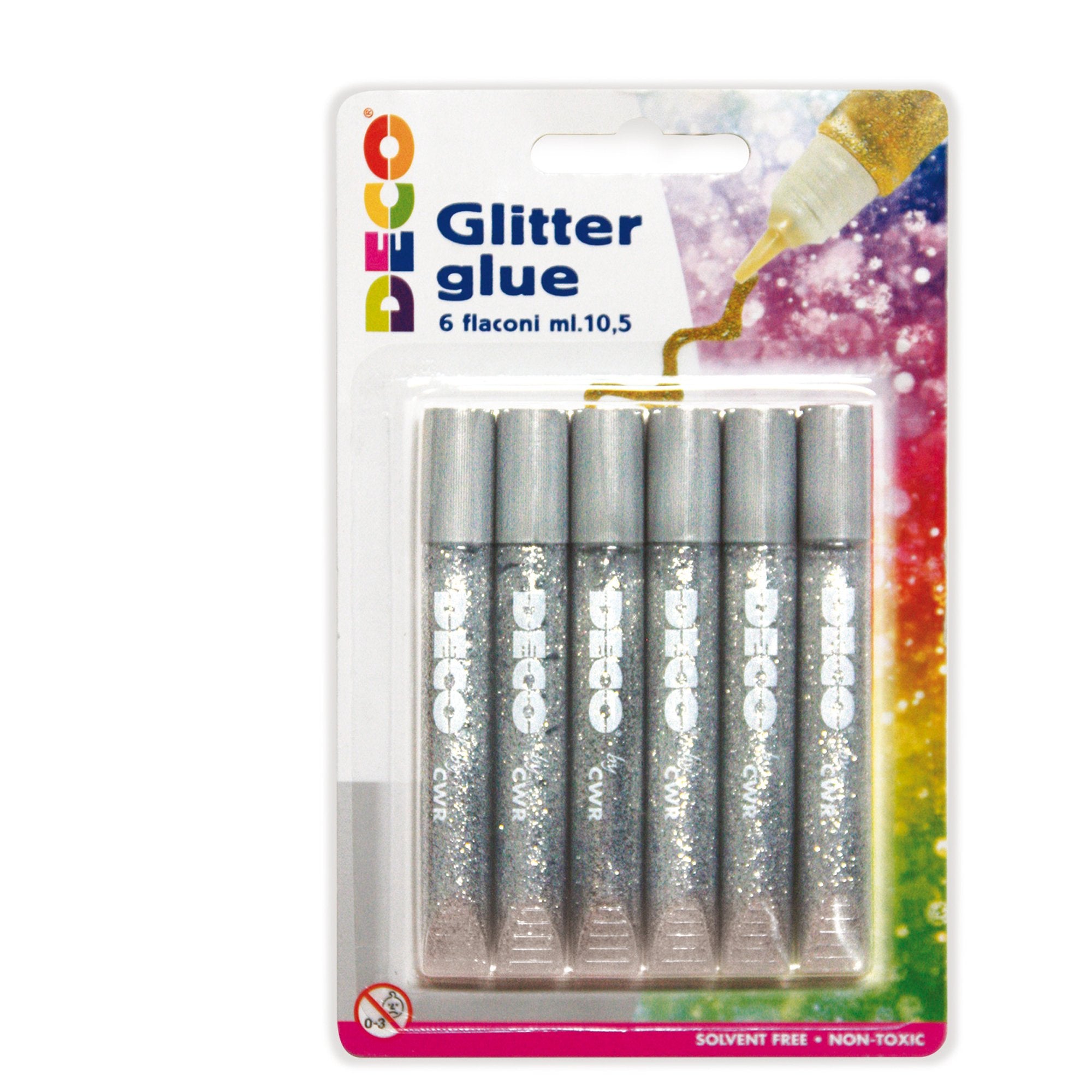 deco-blister-colla-glitter-6-penne-10-5ml-argento