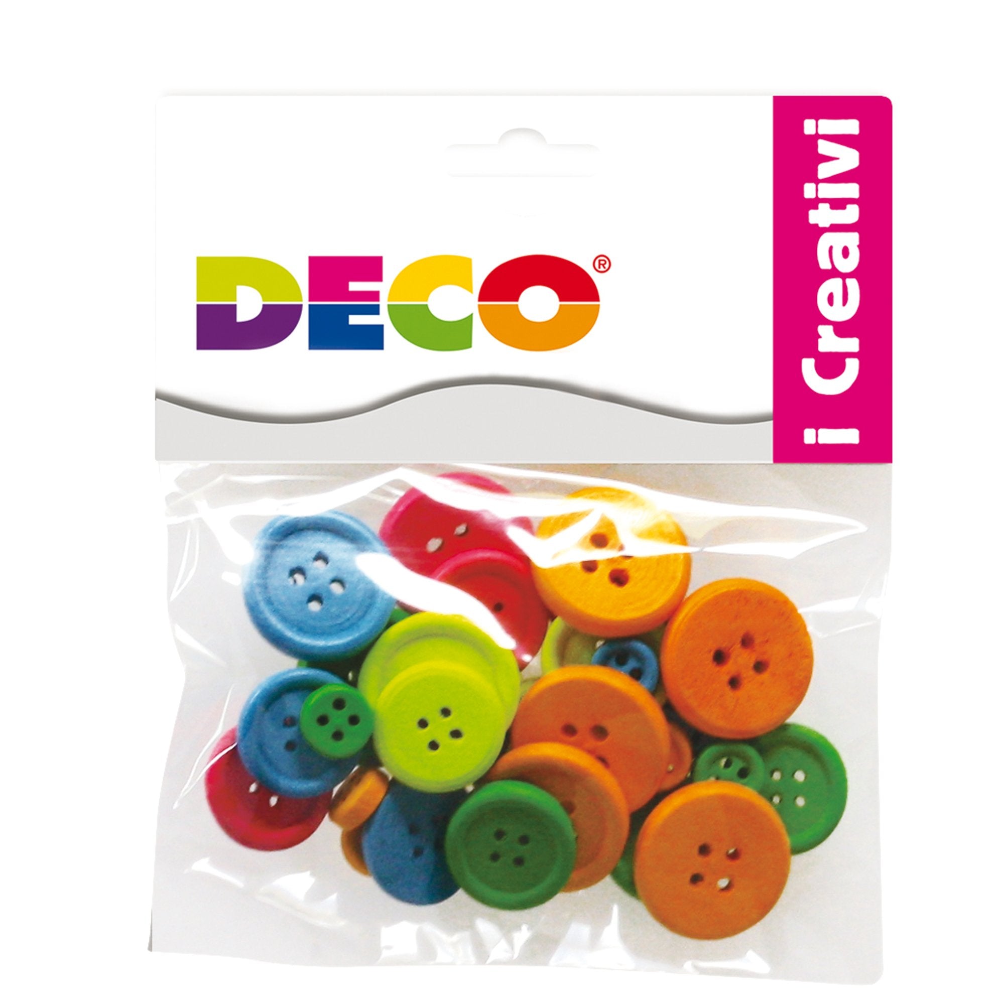deco-confezione-30-bottoni-legno-colori-neon