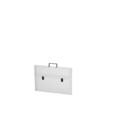 dispaco-valigetta-portadisegni-due-chiusure-polionda-cannettato-bianco-trasparente-52x73-cm-dorso-4-cm-eco3t