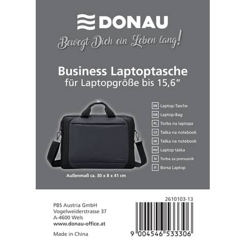donau-borsa-porta-computer-business-15-6-grigio-scuro-322267