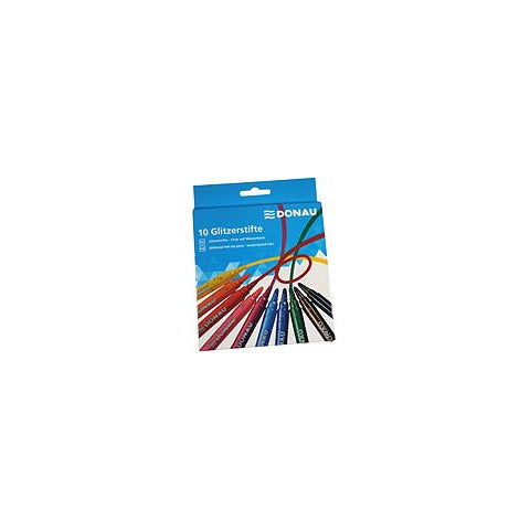 donau-pennarello-punta-fibra-glitter-conf-10-colori-assortiti-322234