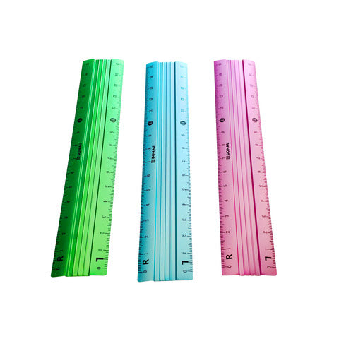 donau-righello-alluminio-colorato-15-cm-conf-12-pezzi-3-colori-assortiti-322294099