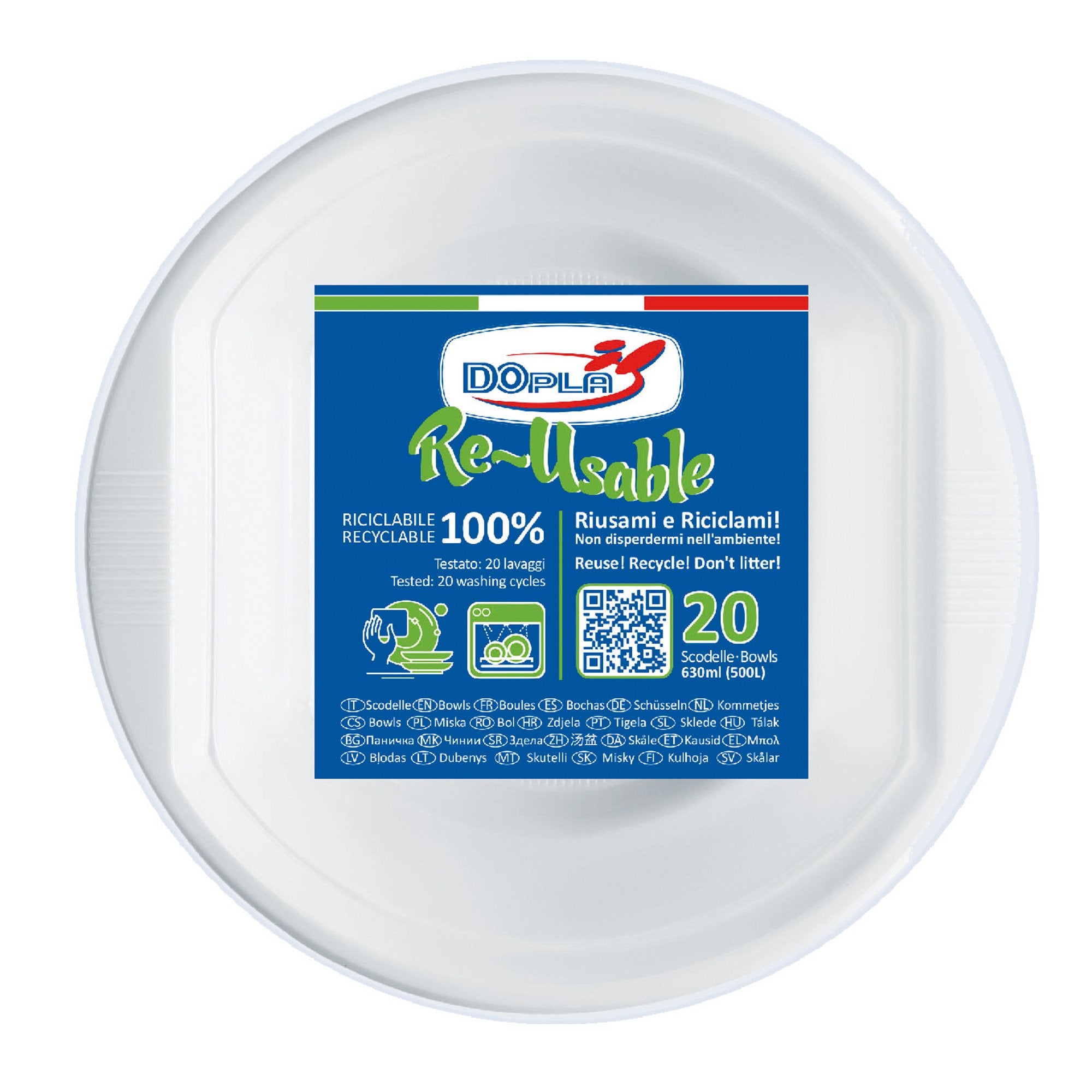 dopla-20-scodelle-630ml-ps-reuse-bianco