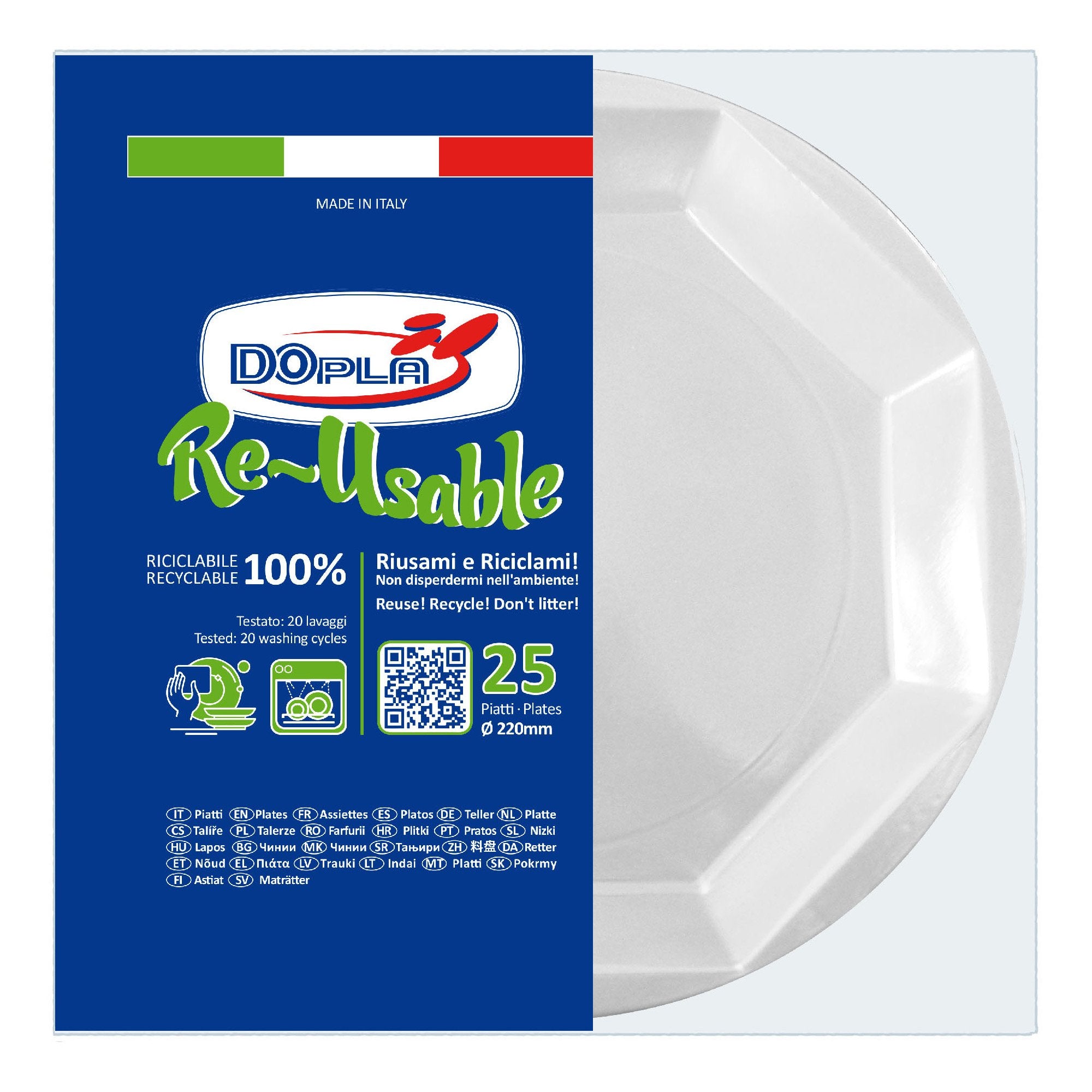 dopla-25-piatti-piani-d220mm-ps-reuse-bianco