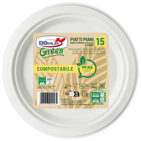 dopla-green-piatti-piani-polpa-pfas-free-bianco-diametro-260-mm-conf-15-pz-07907