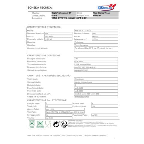 dopla-professional-vaschette-bianche-v-12-polistirene-155x115x52-mm-conf-100-pz-600-ml-7013