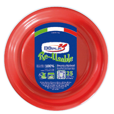 dopla-reusable-piatti-frutta-rosso-polistirene-h-18-mm-conf-25-pz-diametro-170-mm-11763