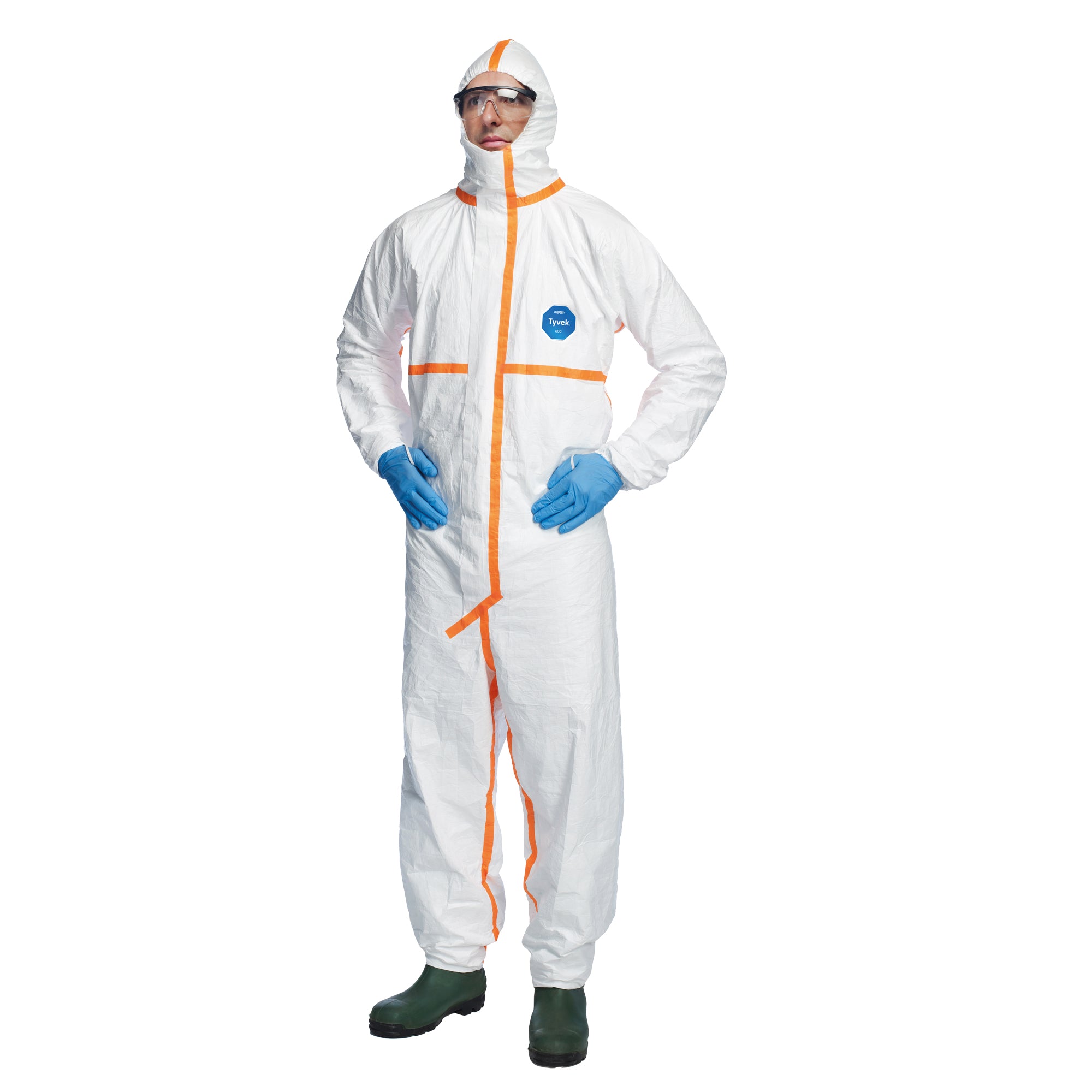 dupont-tuta-tyvek-800j-c-nastrature-arancione-tg-xl-bianco