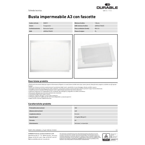 durable-buste-impermeabili-fascette-a3-trasparenti-conf-5-pezzi-5028-19