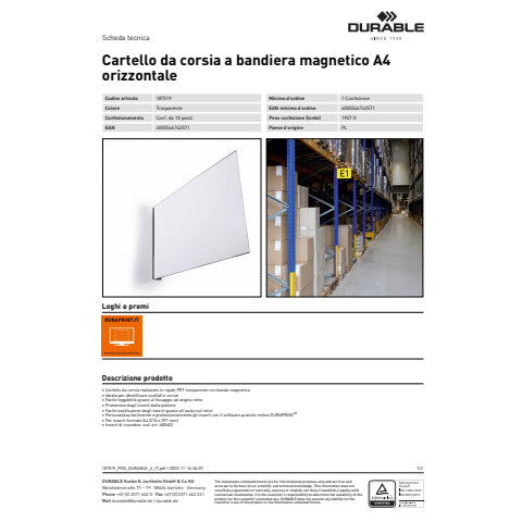 durable-cartello-corsia-bandiera-magnetico-a4-orizzontale-trasparente-conf-10-pz-1875-19