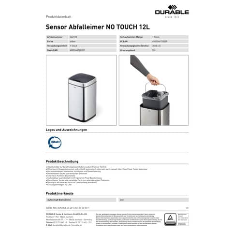 durable-cestino-sensore-no-touch-argento-metallizzato-capienza-12-lt-3421-23