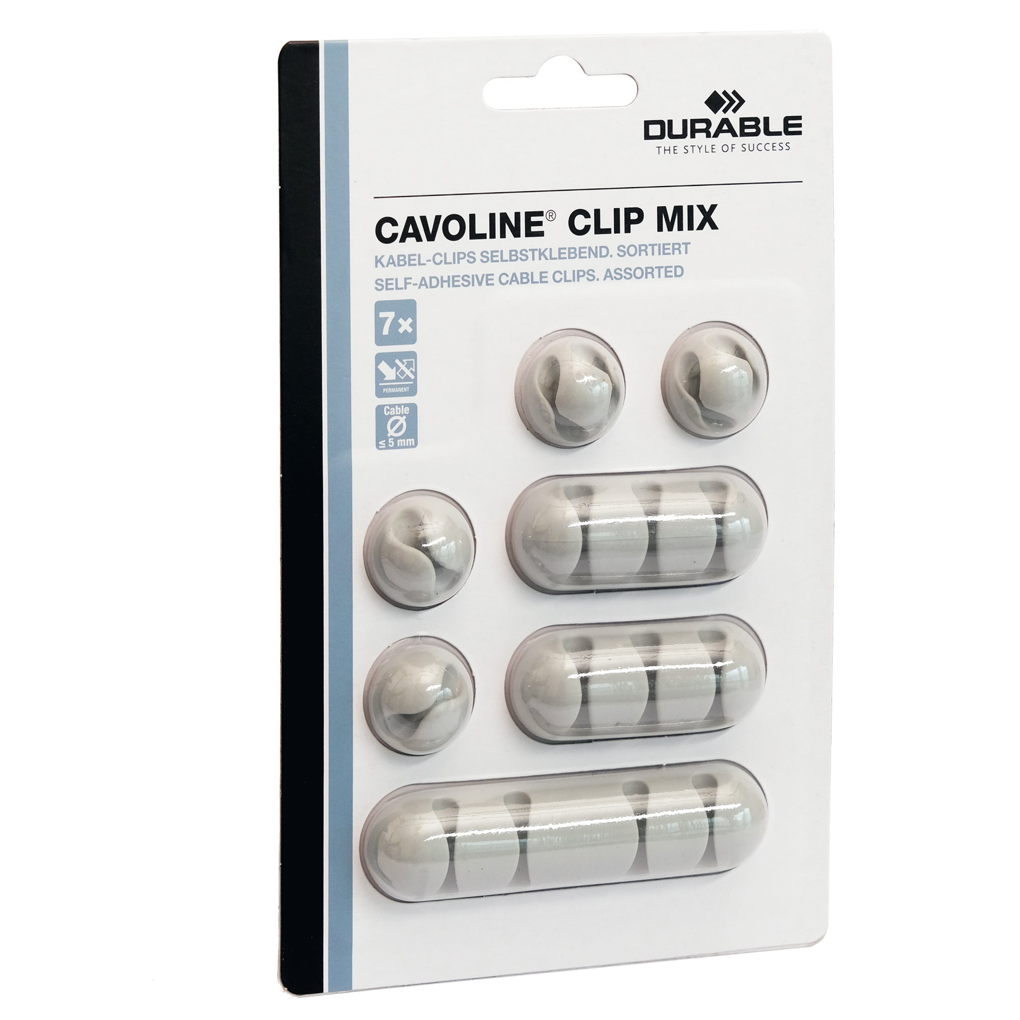 durable-mix-7-clip-fermacavi-adesivi-grigio-cavoline-clip-mix