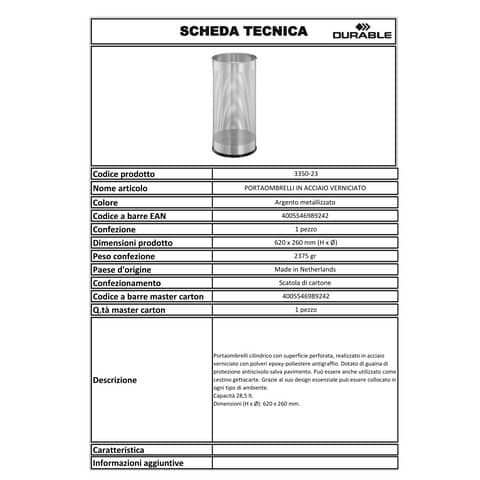durable-portaombrelli-acciaio-verniciato-argento-metallizzato-capacita-28-5-lt-diametro-26-cm-h-62-cm-335023